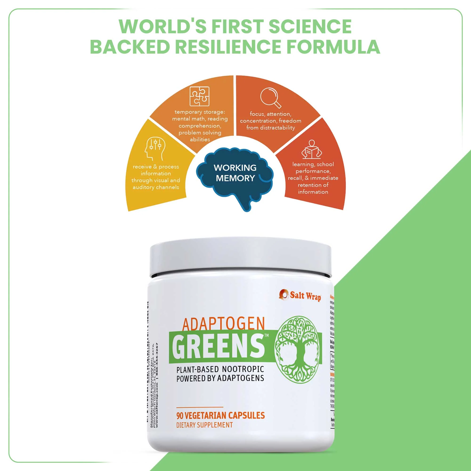 ADAPTOGEN GREENS - Mind-Body Resilience Formula - Image 3
