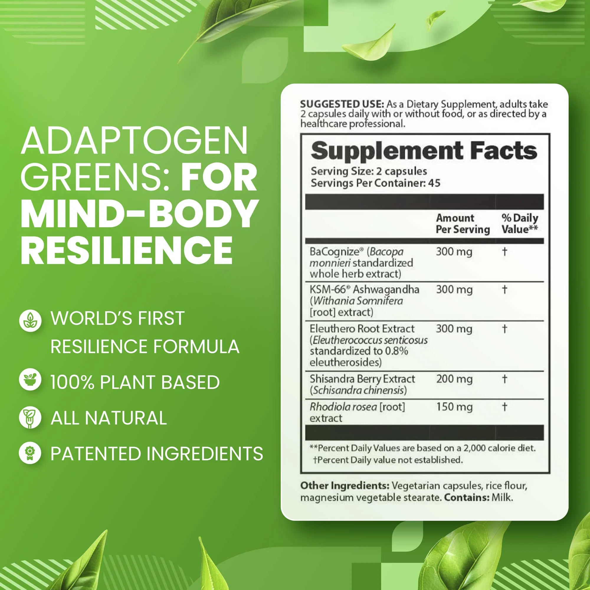 ADAPTOGEN GREENS - Mind-Body Resilience Formula - Image 4