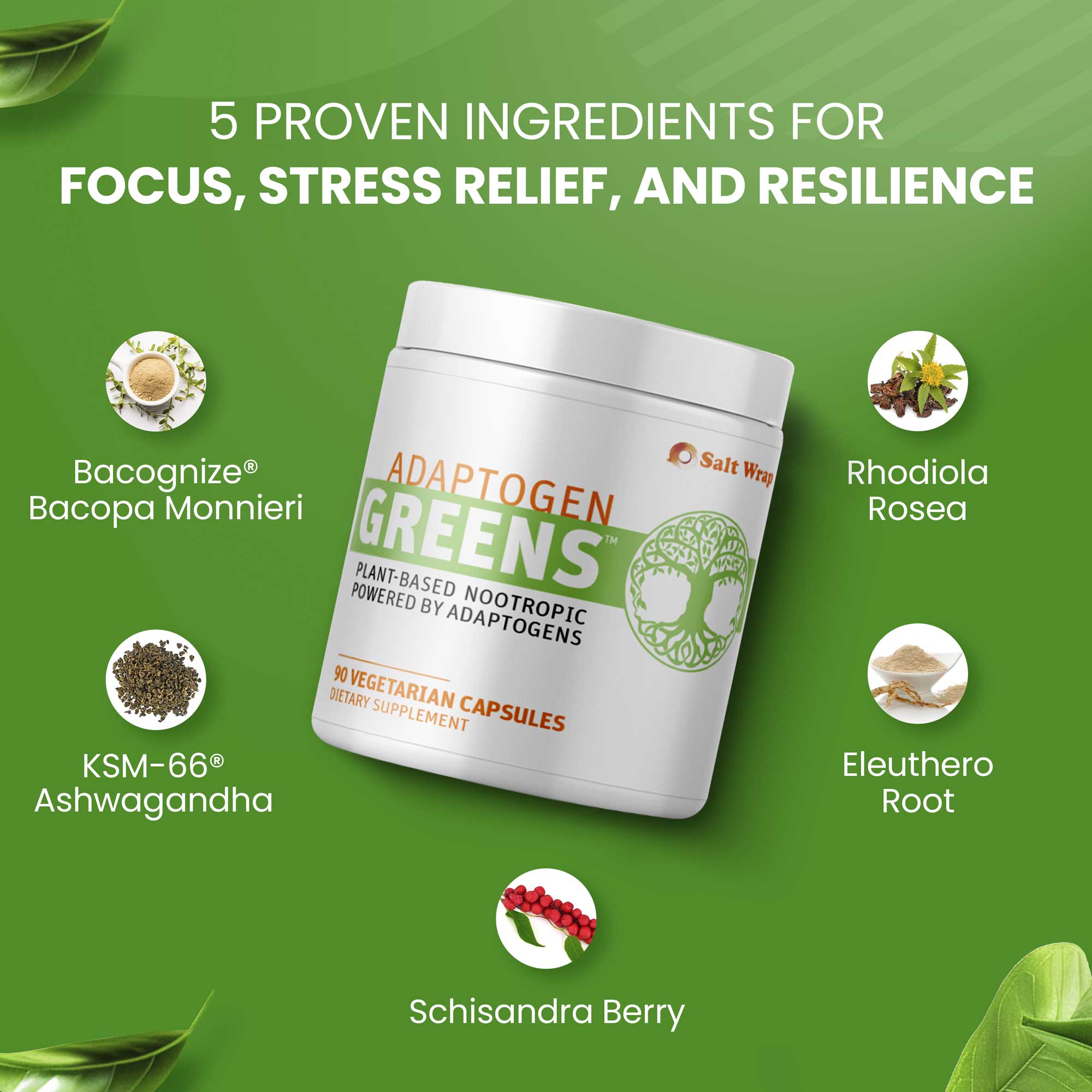 ADAPTOGEN GREENS - Mind-Body Resilience Formula - Image 7
