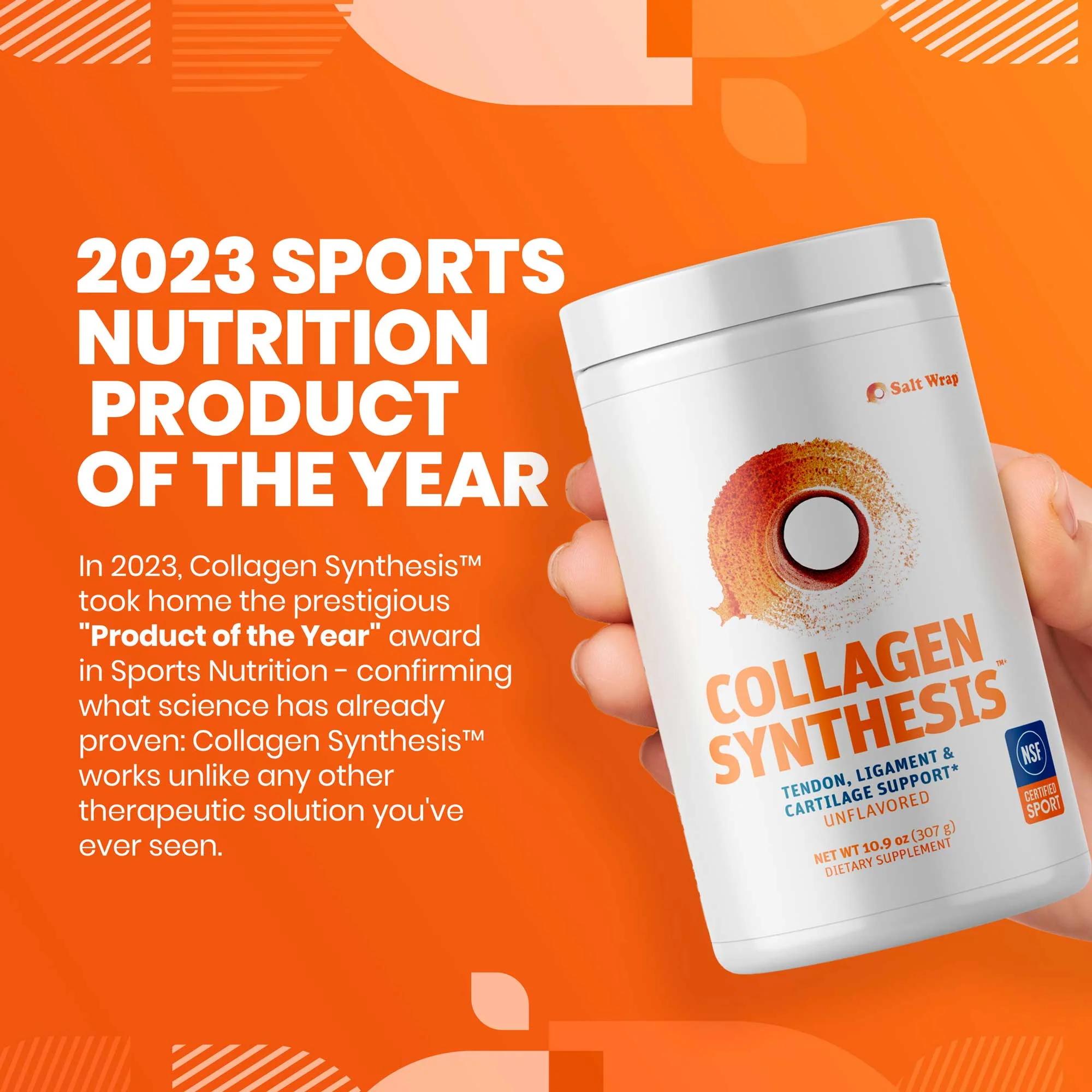 COLLAGEN SYNTHESIS - Collagen Peptides for Tendon, Ligament, & Cartilage Support - Image 3