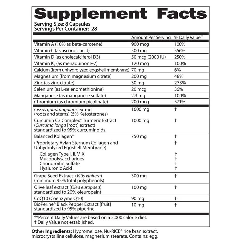 JOINT CLINIC - Joint Recovery Multivitamin - Image 9