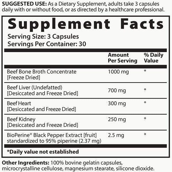 ORGAN THERAPY - Grass Fed Beef Organ Complex - Image 6