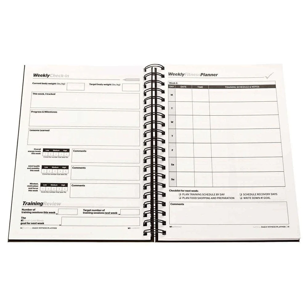 DAILY FITNESS PLANNER - Training Log and Food Journal - Image 12