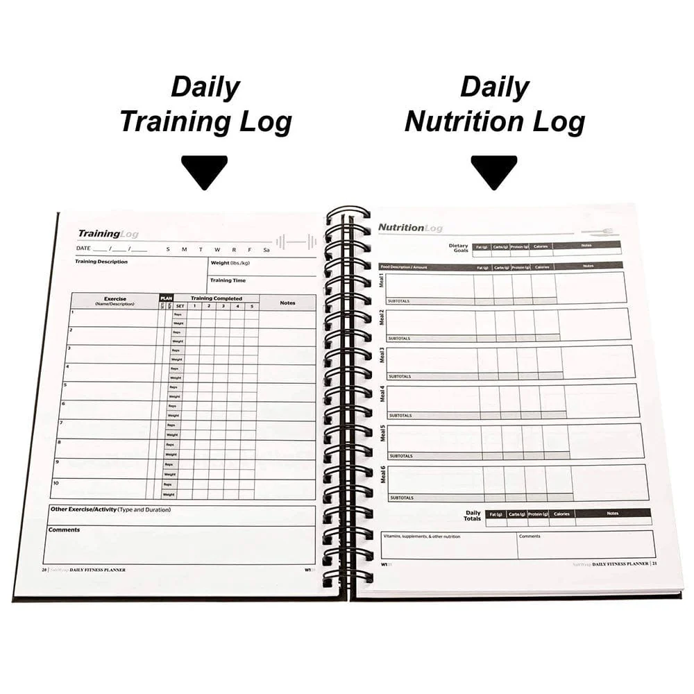 DAILY FITNESS PLANNER - Training Log and Food Journal - Image 8