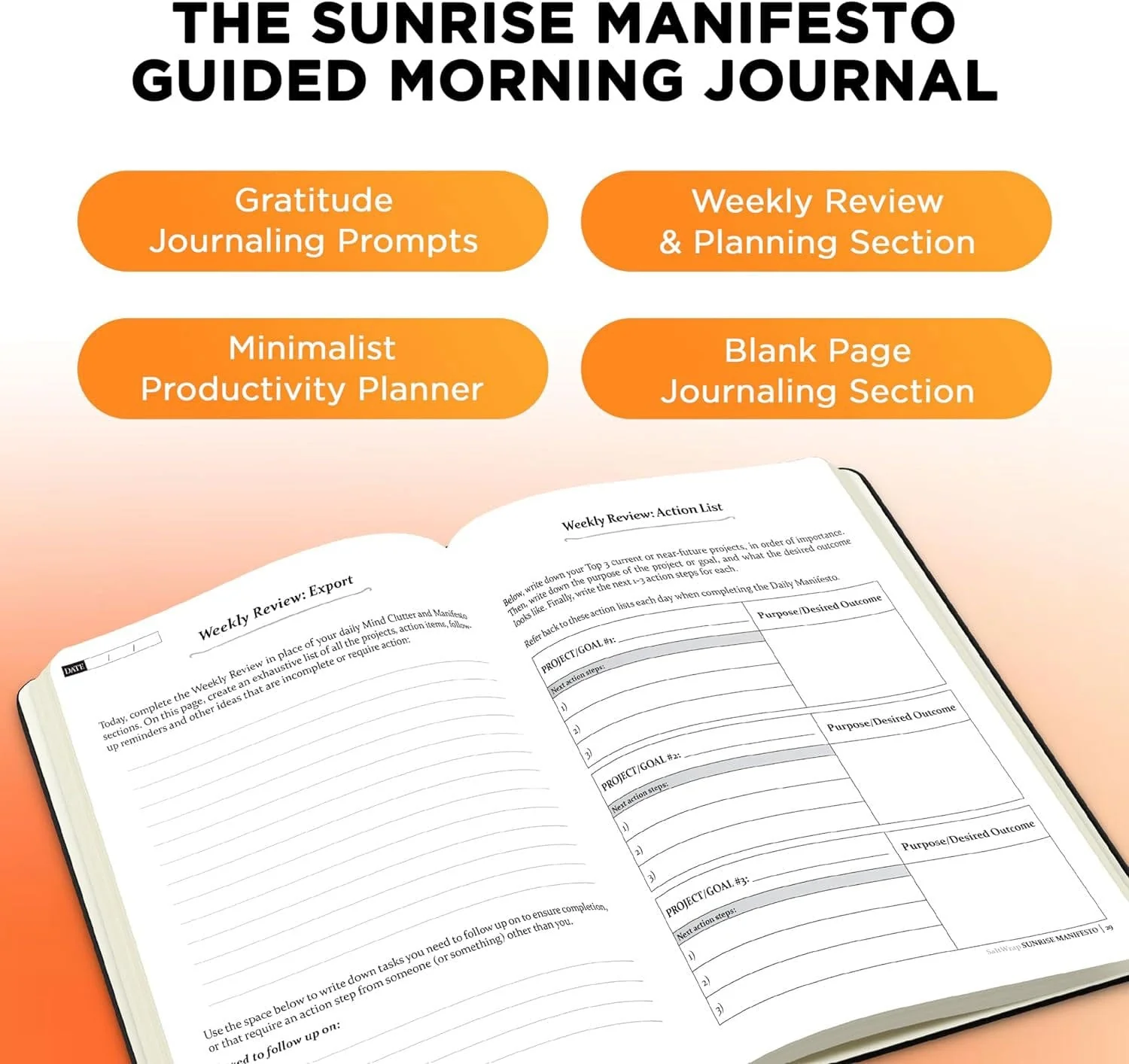 SUNRISE MANIFESTO - Guided Morning Journal - Image 3